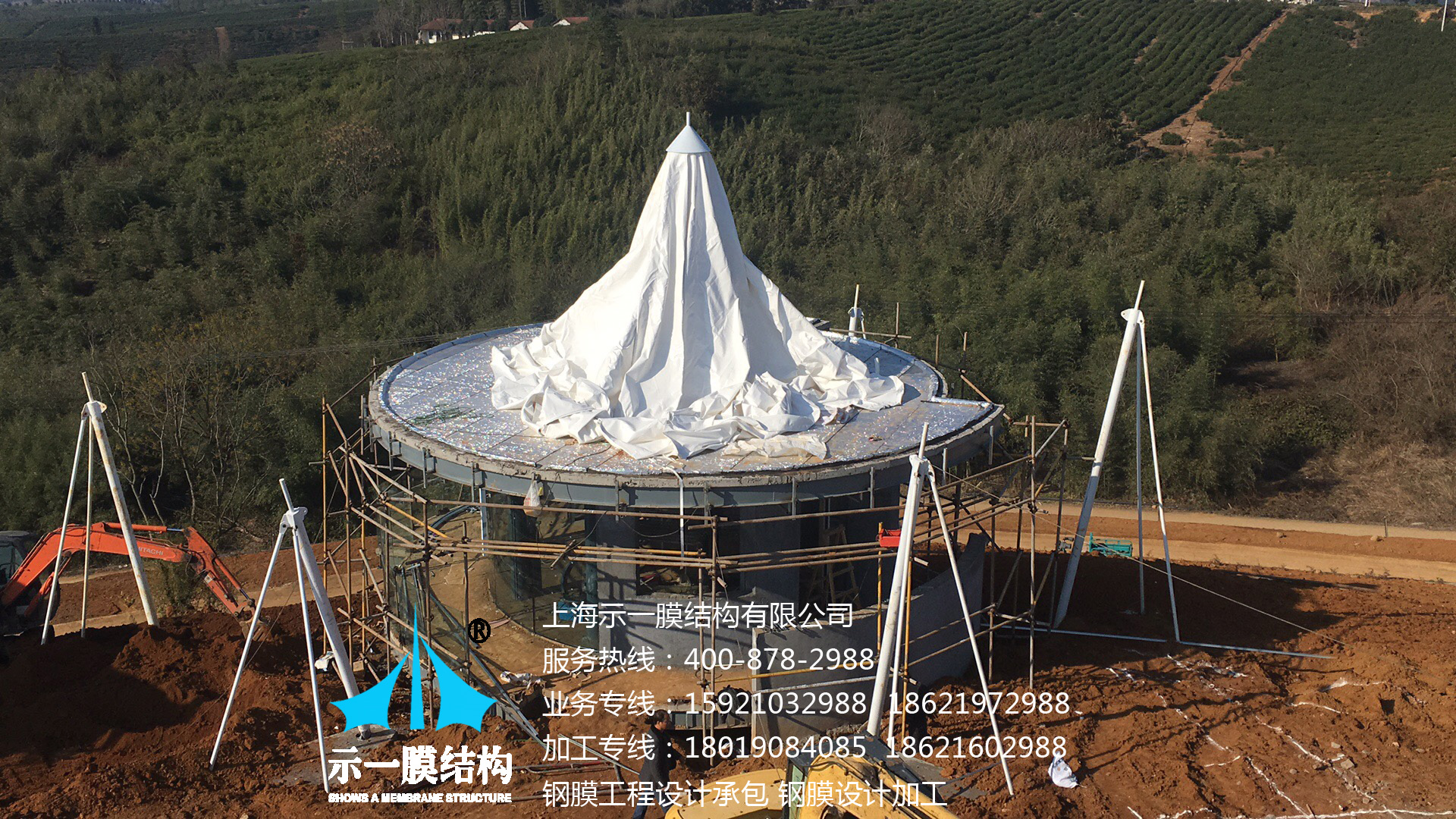 上海示一膜结构暨度假山庄膜结构遮阳帐篷-第四部分