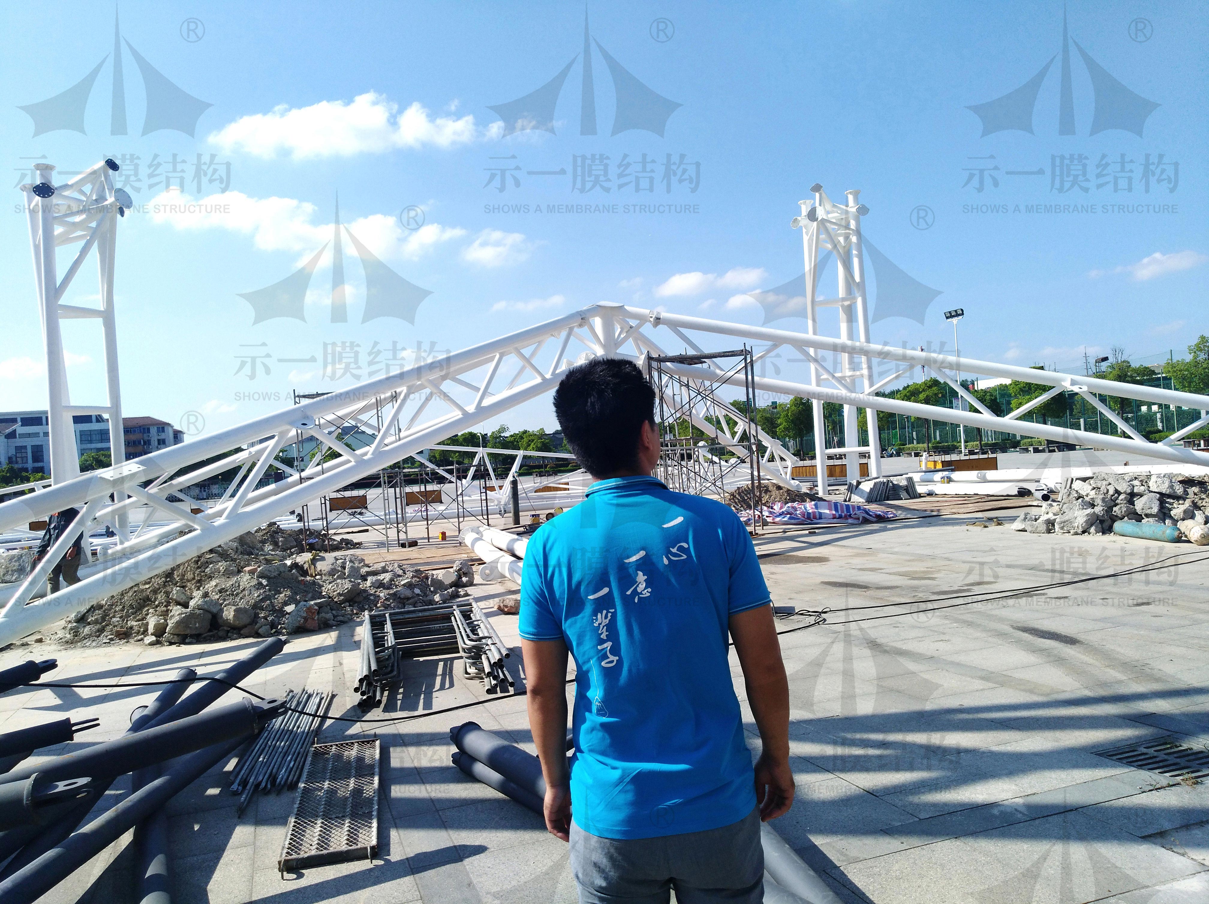上海示一膜结构徐泾膜结构舞台工程