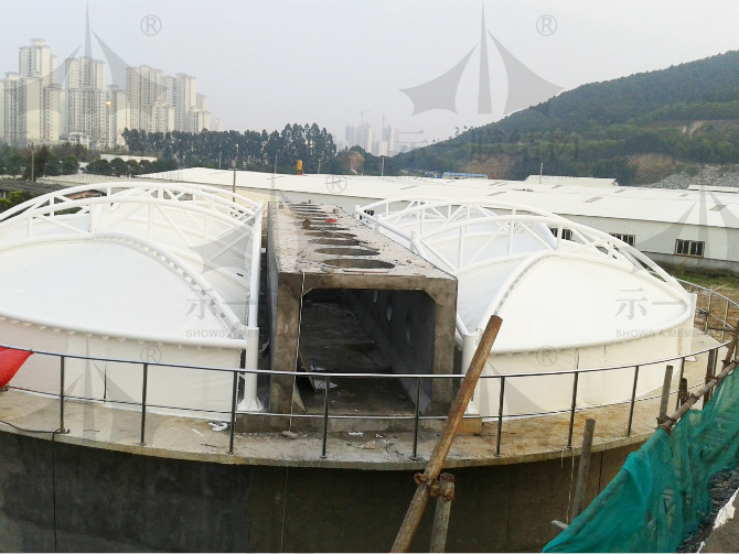 上海示一膜结构厦门污水处理厂膜结构