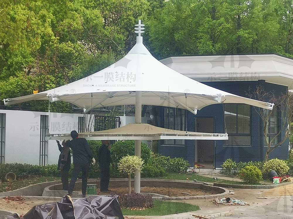上海示一膜结构安庆幼儿园膜结构遮阳伞