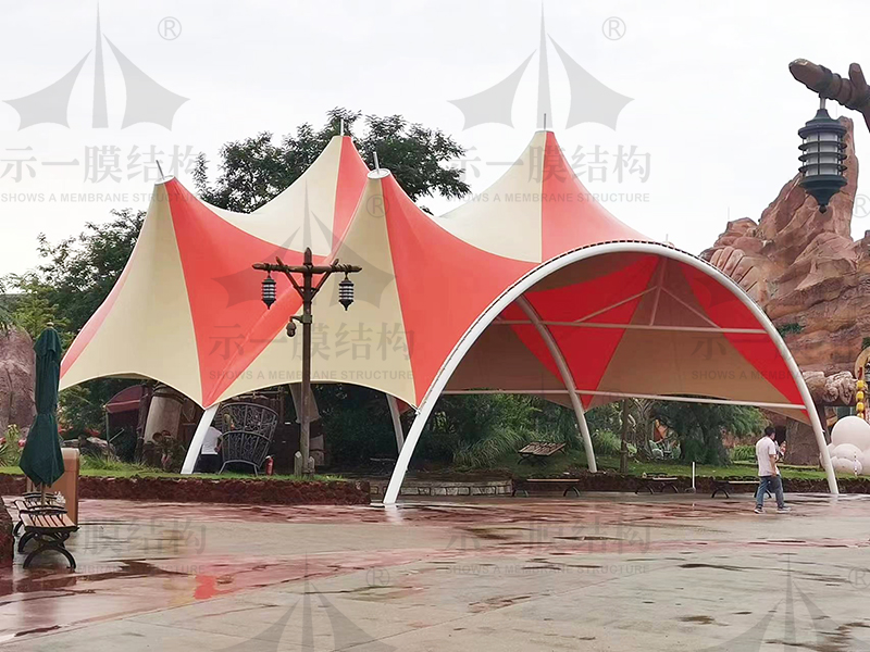 上海示一膜结构淮安西游乐园膜结构景观小品